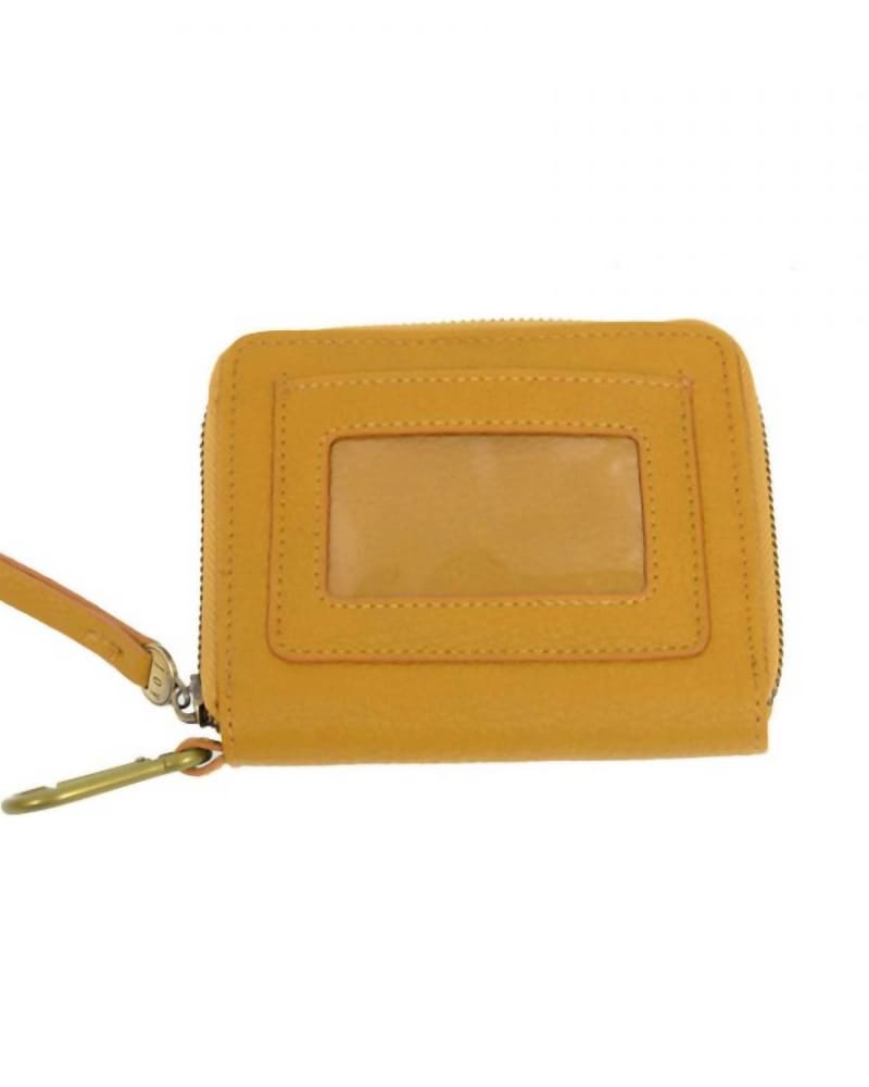 Front of a size O/S Women'S Pixie Go Wallet in Dijon in Dijon by Joy Susan. | dia_product_style_image_id:345351